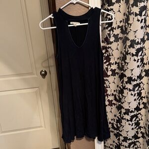 American Eagle Outfitters Navy Sleeveless Mini Dress